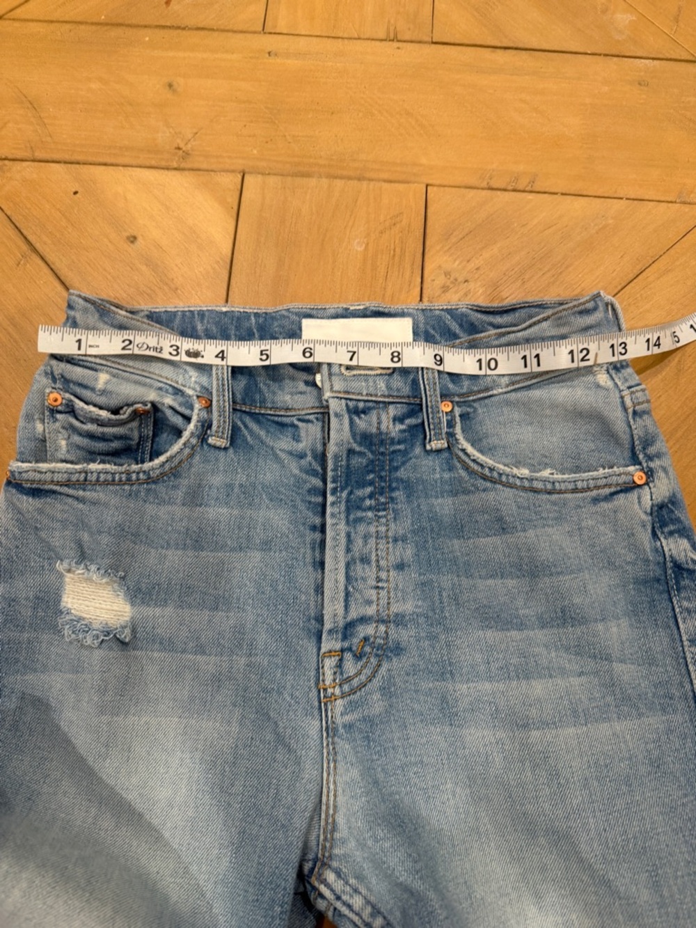 MOTHER The Tomcat The Confession Distressed Skinny Jeans Size 24 - Picture 10 of 11